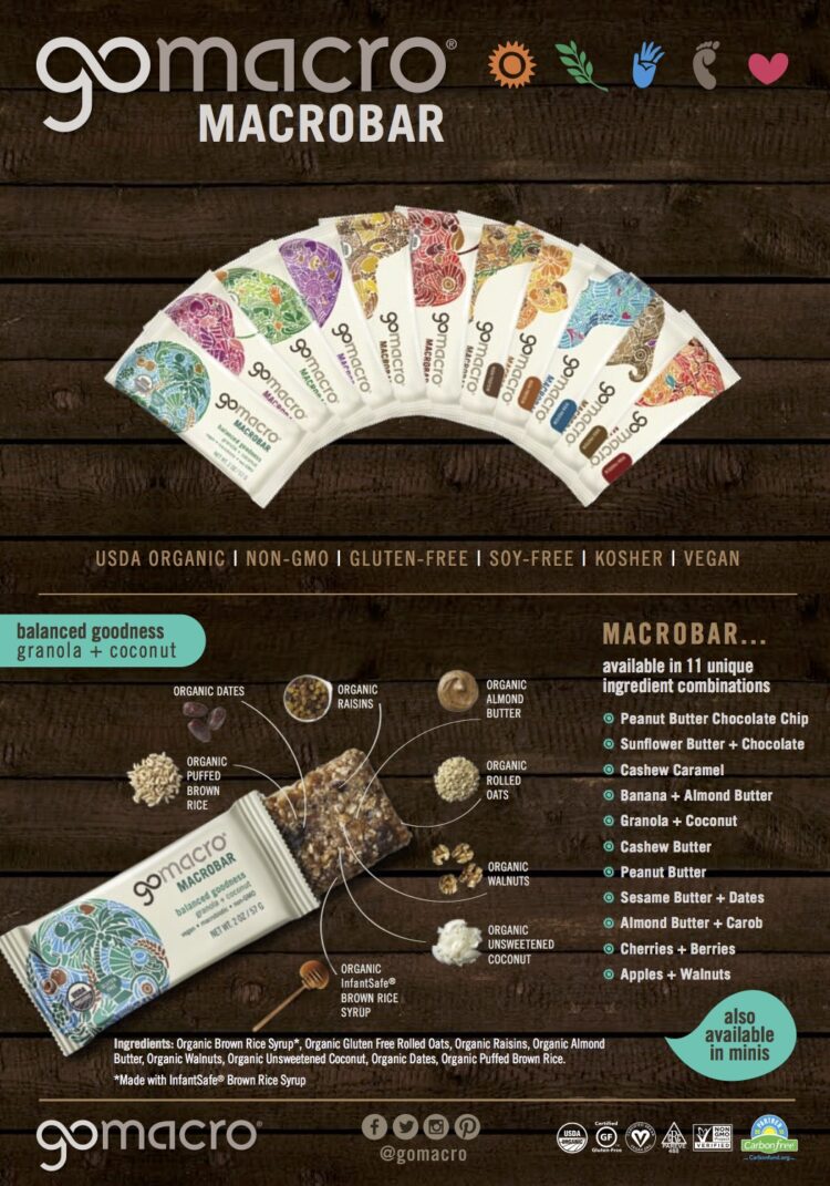 REVIEW and SWEEPSTAKES: MacroBar + Ellie Goulding = Win/Win