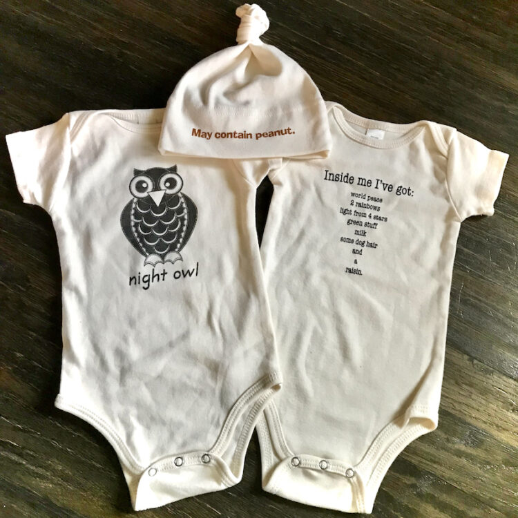Simply Chickie Review: Organic Clothes with Chickie Sayings to Keep Babies Safe while Making Adults Smile