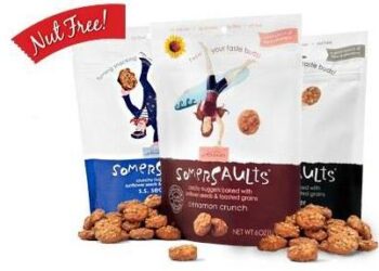 Somersaults – Nut-free Crunchy Sunflower Seed Snacks that Your Whole Family Will Flip Over