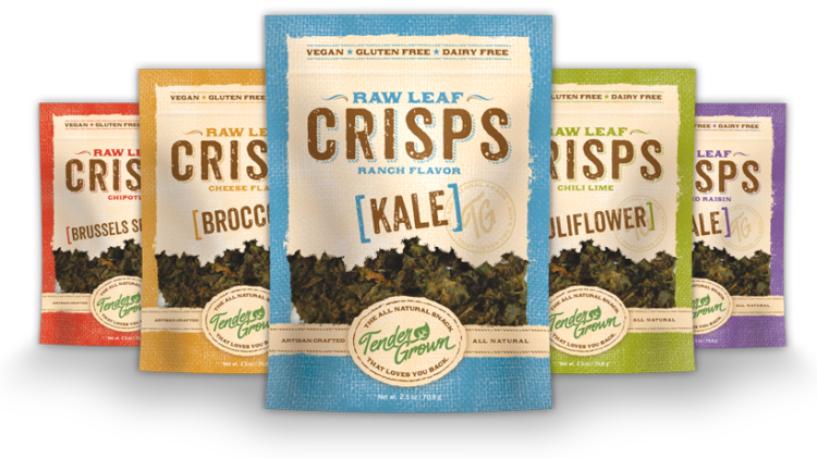 Tender Grown Leaf Crisps: Putting a New Spin on Vegetable Chips