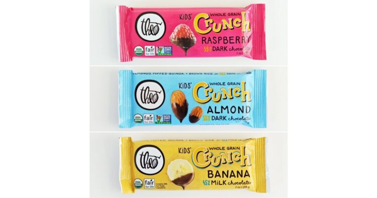 Theo’s Kid Crunch Chocolate Bars: Made with Whole Grains – the Snack You Will Want to Steal from Your Kids