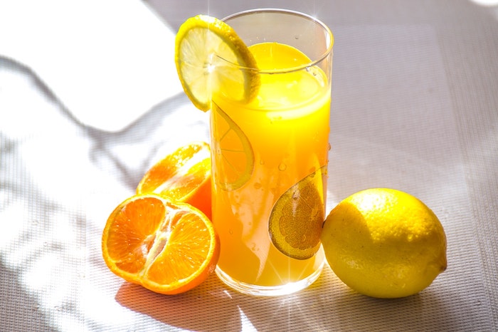 lemon in juice